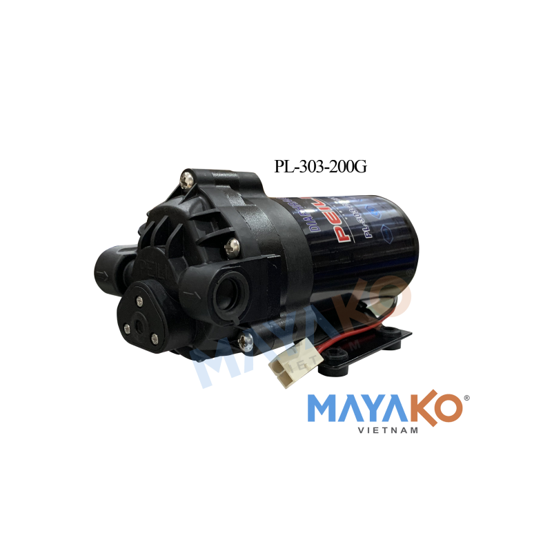 Bơm máy lọc nước RO 200G- Bơm Mayako- Bơm tăng áp Diaphragm Pump 200G–RO  Booster Pump