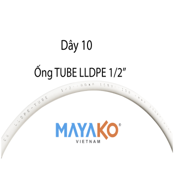 Ống Tube LLDPE (kích thước 1/2'') Dây 10 cấp nước cho máy lọc nước RO - Dây cấp nước Mayako